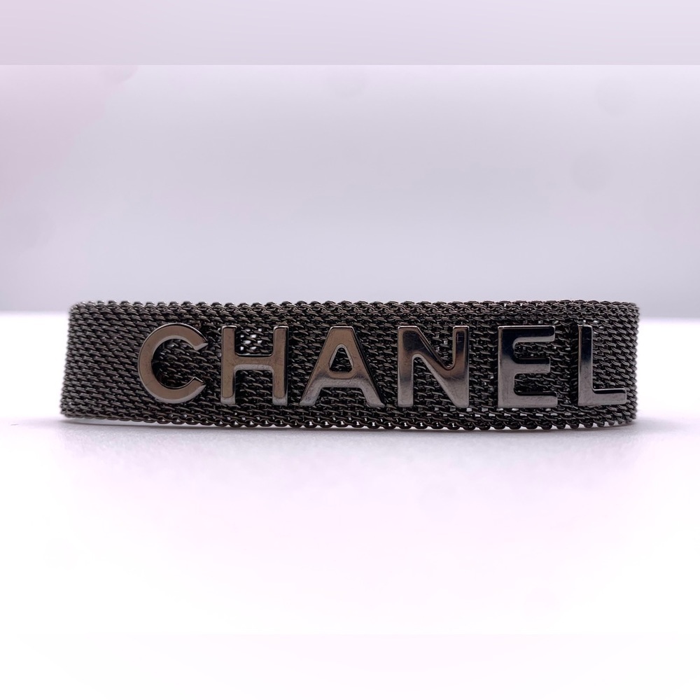 Chanel Paris-Cosmopolite Mesh Logo Bracelet